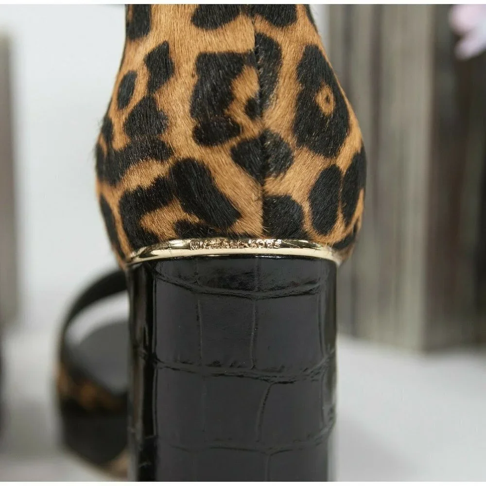 Michael Kors Amal Butterscotch Calf Hair Leather - Picture 6 of 8
